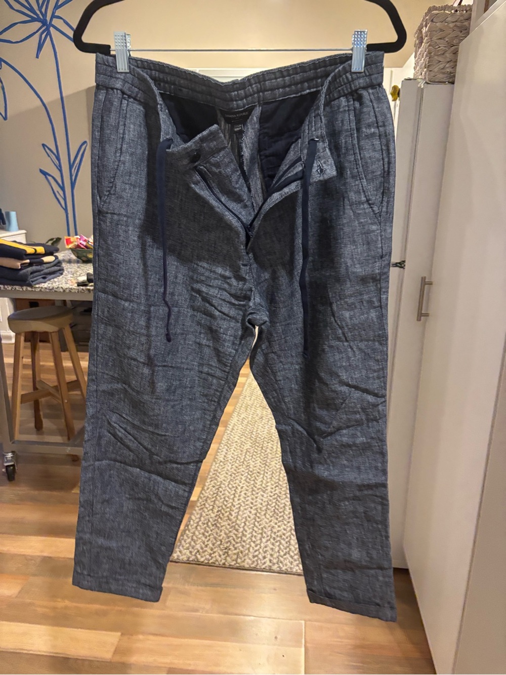 Banana Republic Men's Blue Chambray Chinos